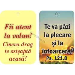 Ornamente auto, Fii atent la volan - Te va pazi!